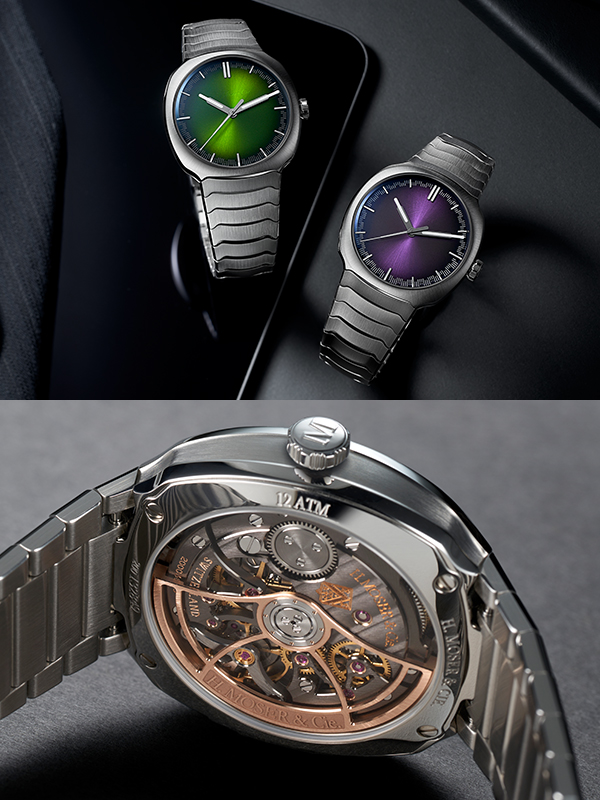 H.Moser & Cie.(H.モーザー) 2024新作 ドラゴンが再来。H.モーザー「ストリームライナー・センターセコンド」