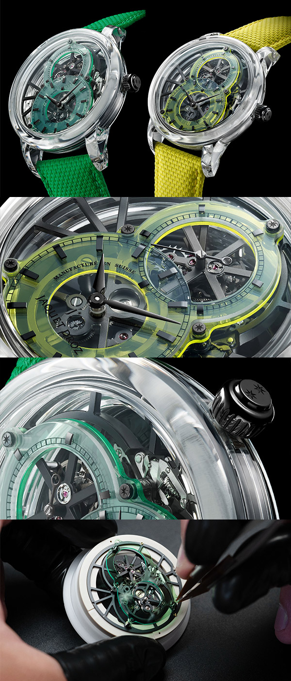 JAQUET DROZ(ジャケ・ドロー) 2023新作 フィロソフィー・オブ・ユニークを、限界まで。ジャケ・ドロー「トゥールビヨン スケルトン サファイア」