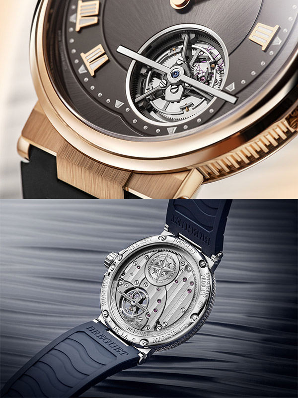 BREGUET(ブレゲ) 2023新作 トゥールビヨンの発明にオマージュを捧げる。ブレゲ「マリーン トゥールビヨン 5577」がローズゴールドとプラチナの2種登場。