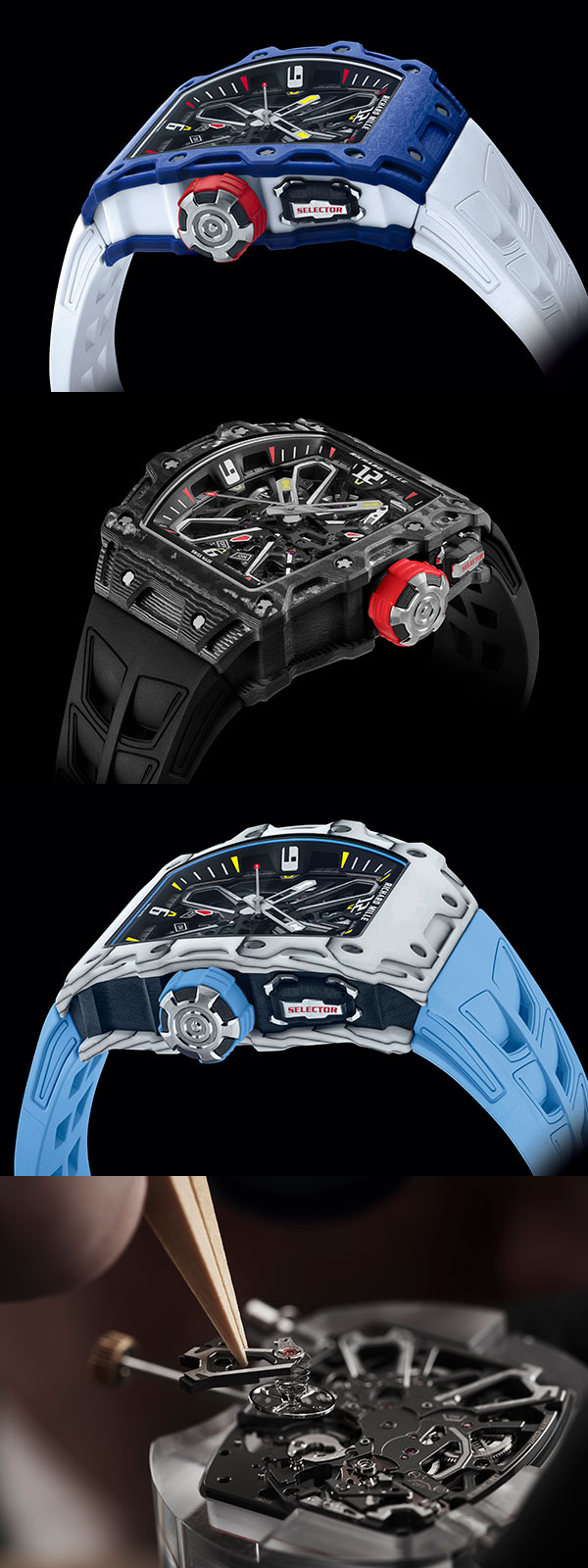 RICHARD MILLE(リシャール・ミル) 2023新作 特許取得済みのイノベーション。コレクションの4本目となるリシャール・ミル「RM 35-03 オートマティック ラファエル・ナダル」