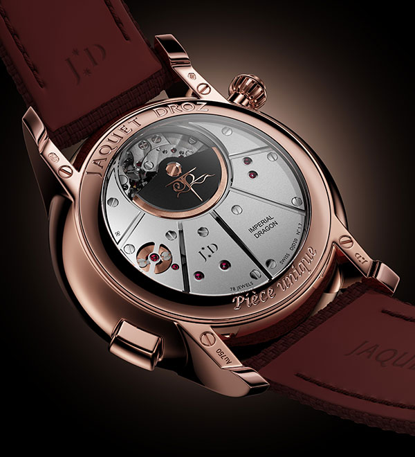 JAQUET DROZ(ジャケ・ドロー) 2024新作 中国文化の中で吉兆として姿を現すとされる聖なる生物へのオマージュ。ジャケ・ドロー「インペリアル・ドラゴン・オートマトン レッドゴールド - キュプライト」