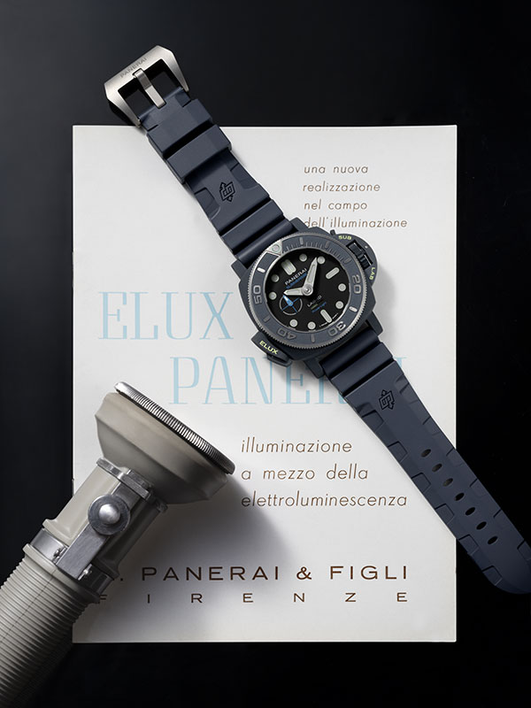 PANERAI(パネライ) 2024新作 驚くべきイノベーション。完全機械式による発光。パネライ「サブマーシブル Elux LAB-ID」