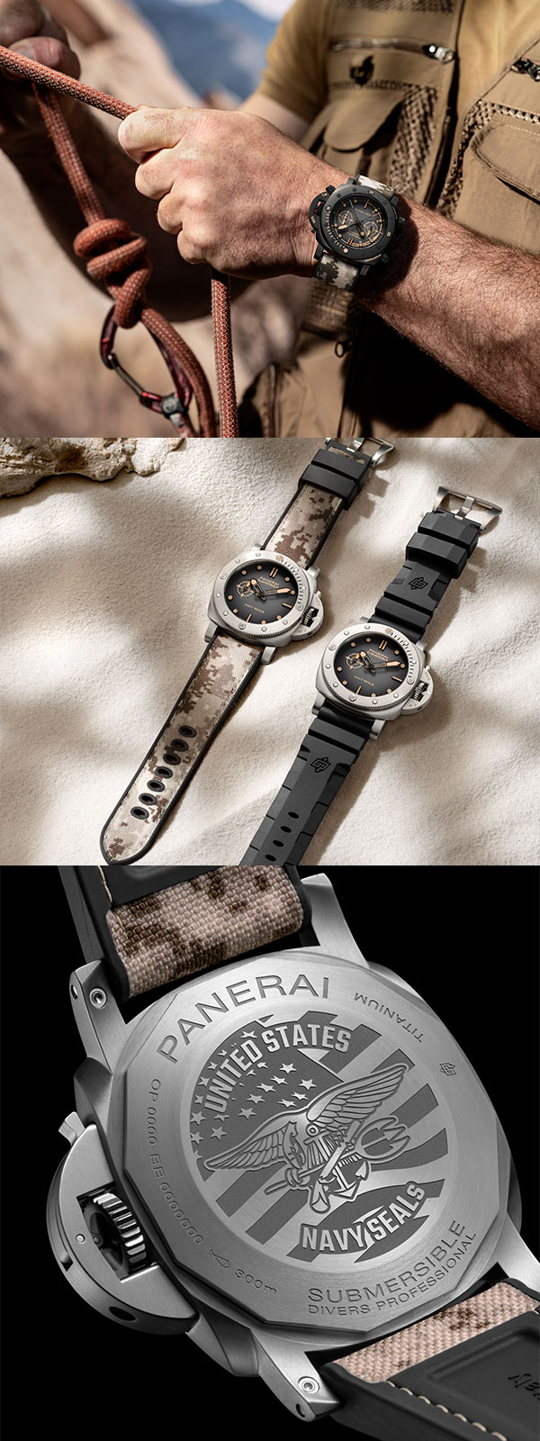 PANERAI(パネライ) 2024新作 レガシーはさらに強く。ネイビーシールズを称える、パネライ「サブマーシブル ネイビーシールズ エディション」