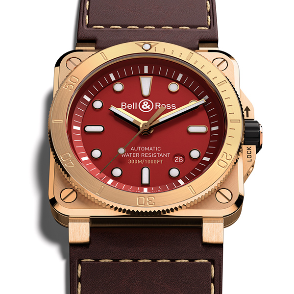 BELL & ROSS(ベル＆ロス) 2020新作 日本に向けた特別な99本の限定モデル。ベル＆ロス「BR 03-92 DIVER BURGUNDY BRONZE」