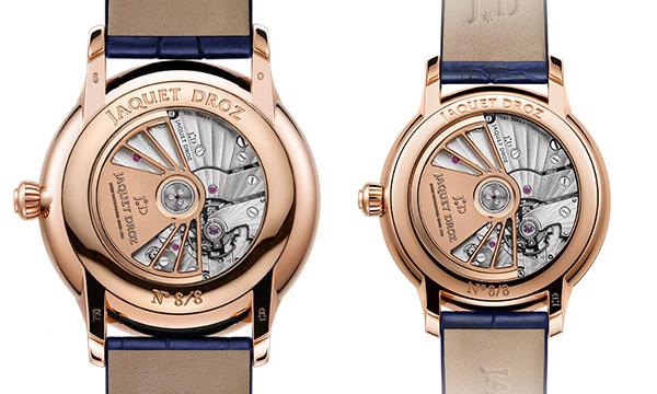 JAQUET DROZ(ジャケ・ドロー) 2020新作 世界限定でパイヨン装飾を継承した2つの新作。ジャケ・ドロー「グラン・セコンド パイヨン フルール・ド・リス」、「プティ・ウール ミニット パイヨン フルール・ド・ヴィ」