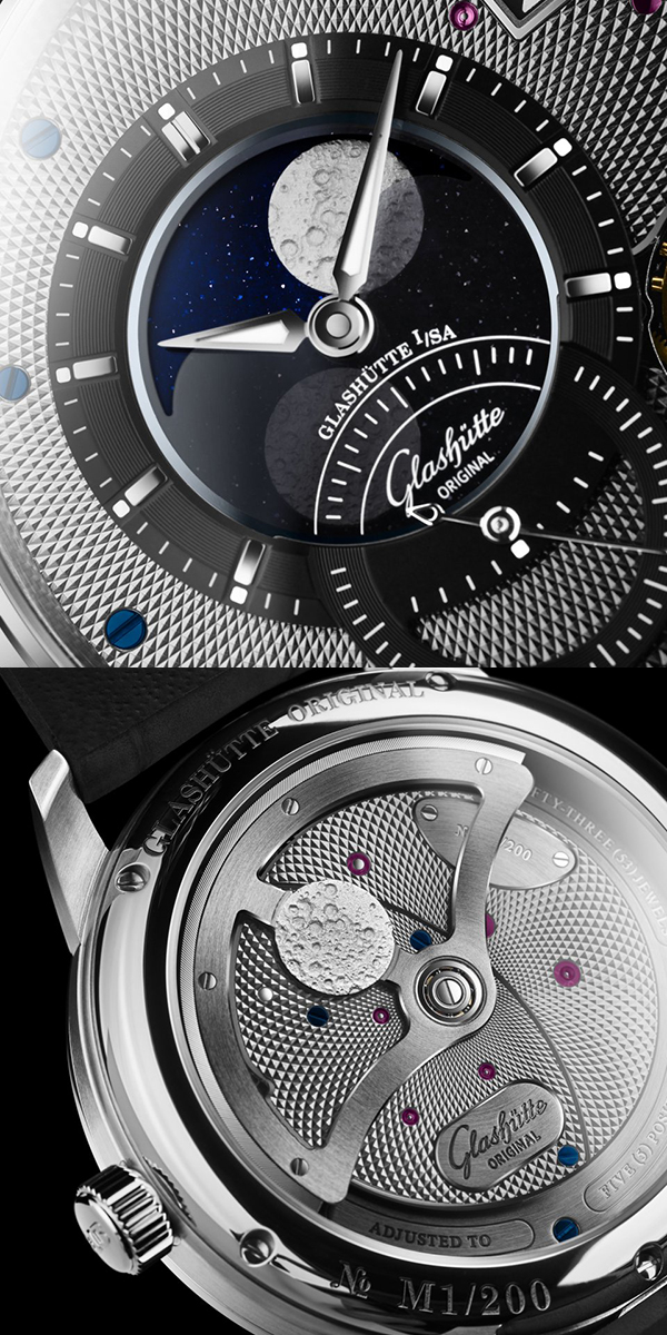 GLASHÜTTE ORIGINAL(グラスヒュッテ・オリジナル) 2024新作 魅惑的なオーラを放つ新解釈のムーンフェイズディスプレイ。グラスヒュッテ・オリジナル「パノルナ・インバース」