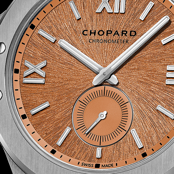 CHOPARD(ショパール) 2023新作 スモールセコンド、ダブルクロノメーター搭載、ジュネーブ・シールの認定を取得したルーセントスティール™製の新モデル。ショパール「アルパイン イーグル 41 XPS」