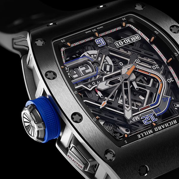 RICHARD MILLE(リシャール・ミル) 2023新作 コントロールされたエネルギー。リシャール・ミル「RM 30-01 オートマティック デクラッチャブル・ローター」