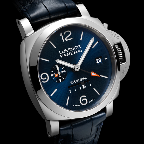 PANERAI(パネライ) 2024新作 パワーリザーブの専門知識を生かした伝統と革新の融合。パネライ「ルミノール ディエチ ジョルニ GMT」