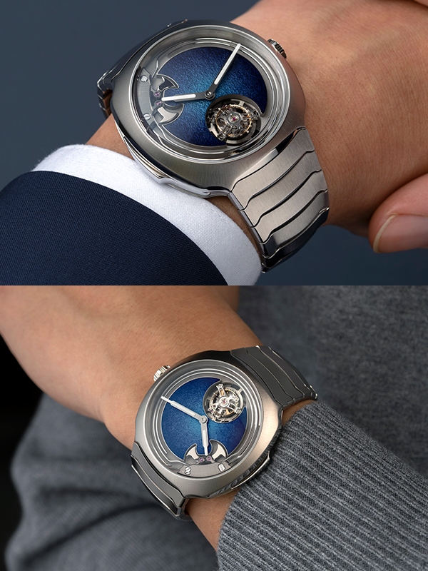 H.Moser & Cie.(H.モーザー) 2024新作 時のシンフォニー。H.モーザー「ストリームライナー・コンセプト ミニッツリピーター トゥールビヨン ブルーエナメル」