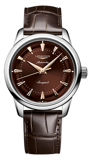 LONGINES(ロンジン) 2025新作 クラシカルな意匠が冴えるロンジン「コンクエスト ヘリテージ」コレクションより、ヴィンテージブラウンをはじめとした、バリエーション豊かな新製品が登場