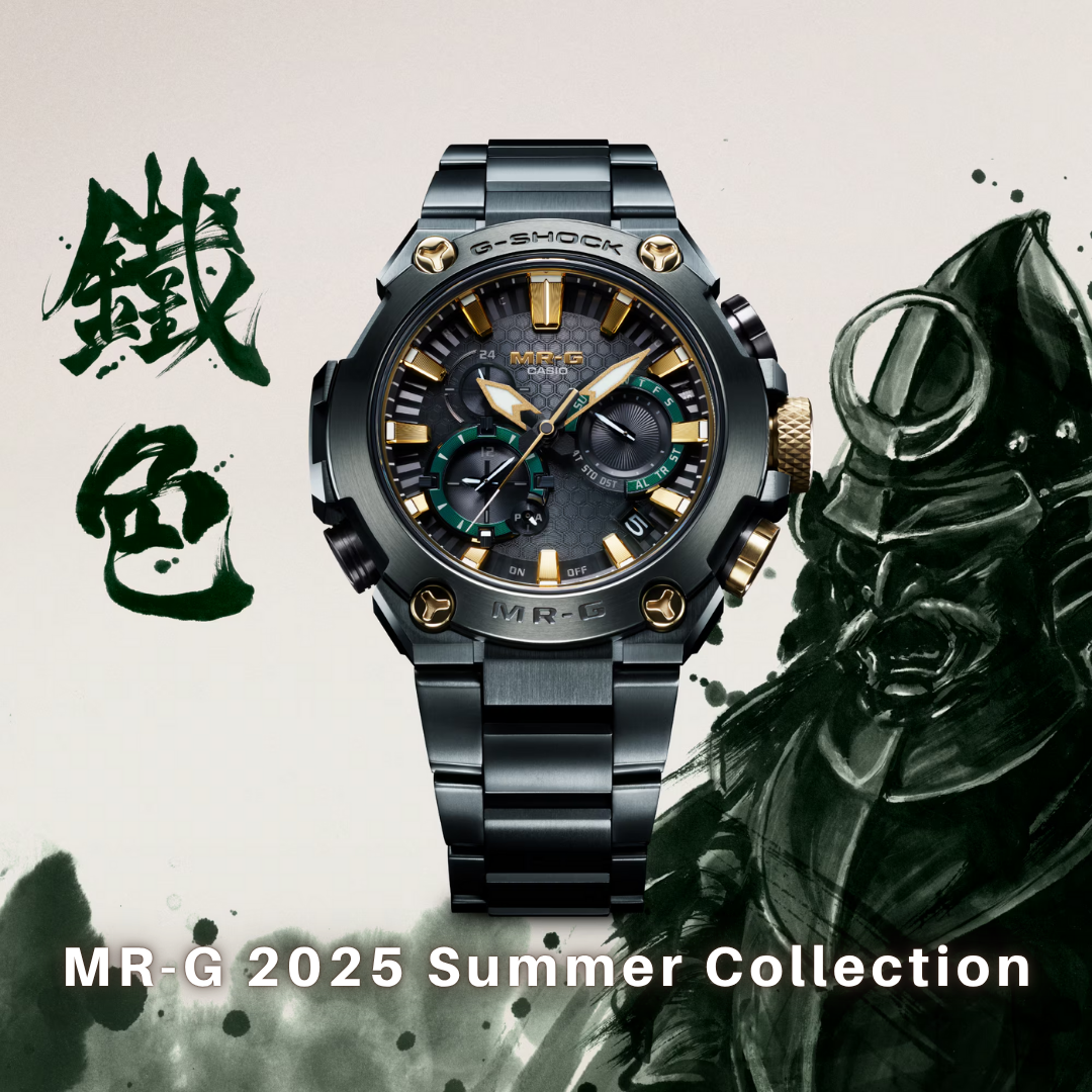 2025年7月1日からG-TIME タケカワで“MR-G 2025 Summer Collection”を開催。