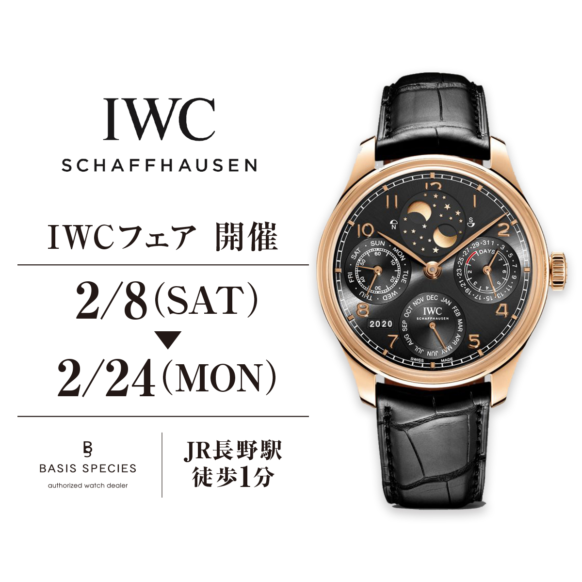 IWC Fair　2月8日(土)～2月24日(月)