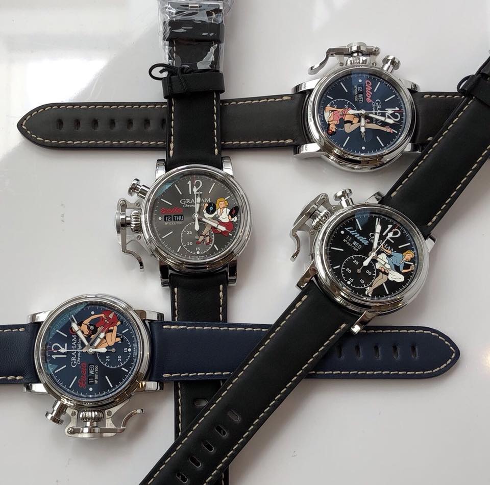 GRAHAM （グラハム） Chronofighter （クロノファイター） Vintage NoseArt（ビンテージ ノーズアート）