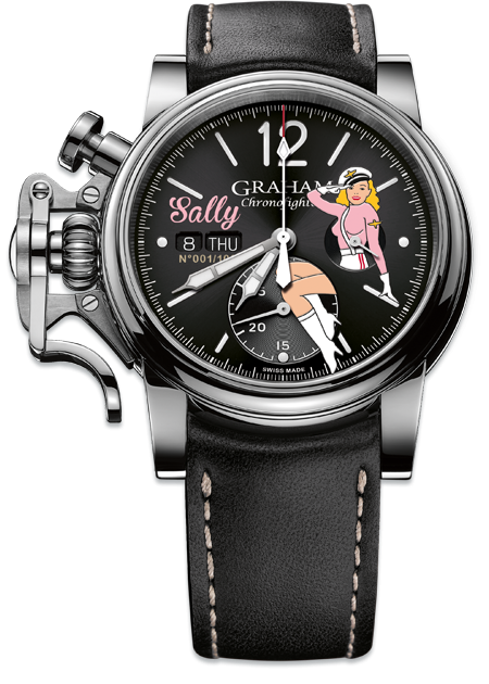 GRAHAM （グラハム） Chronofighter （クロノファイター） Vintage NoseArt（ビンテージ ノーズアート） 『 Sally 』