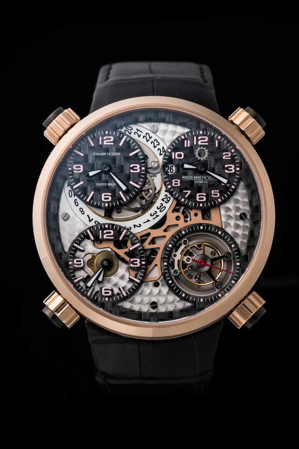 MECCANICHE VELOCI（メカニケヴェローチ） quattrovalvole（クワトロヴァルヴォレ） TOURBILLON（トゥールビヨン）