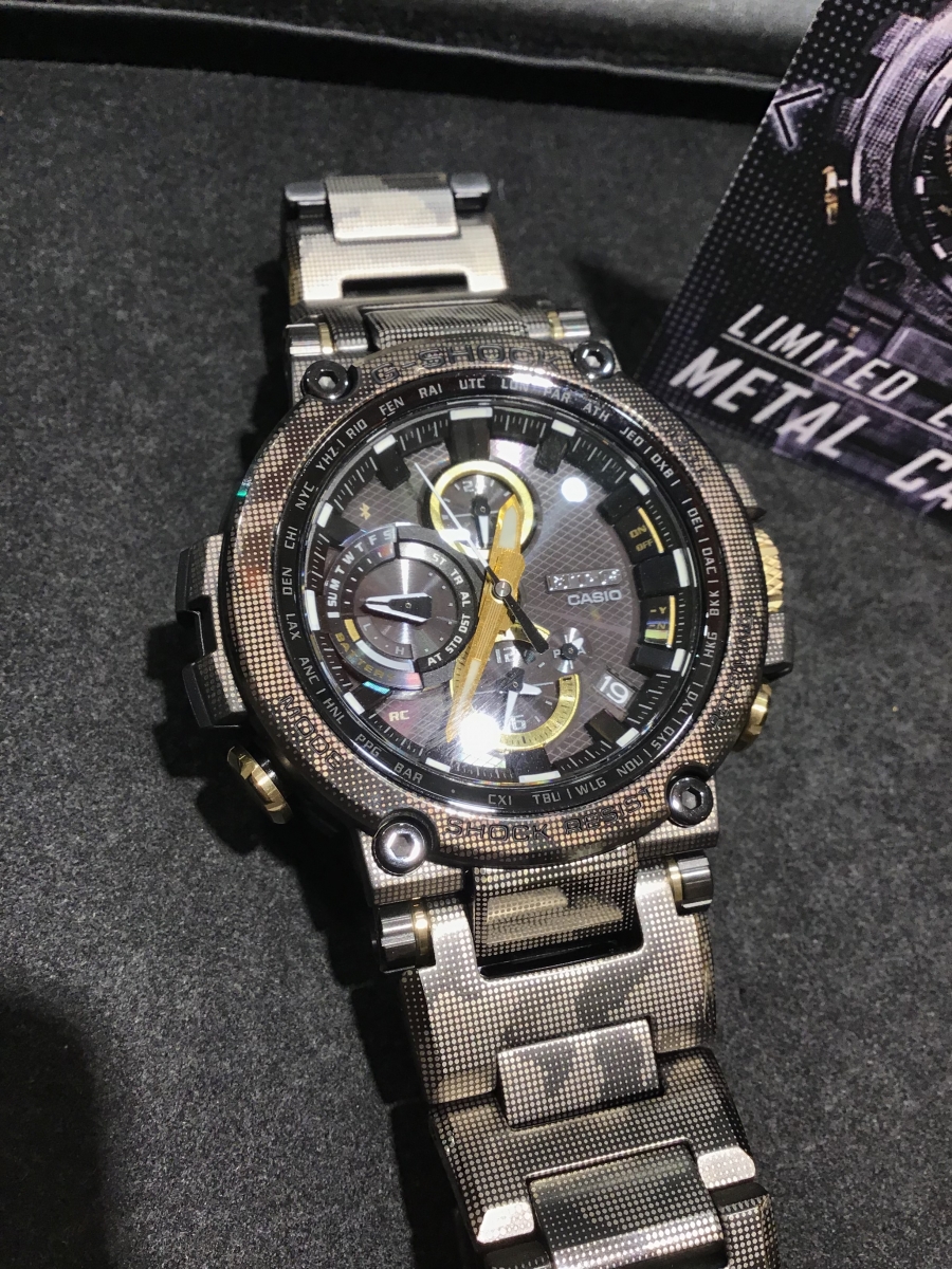  〈G-SHOCK〉MT-G メタルカモフラージュ