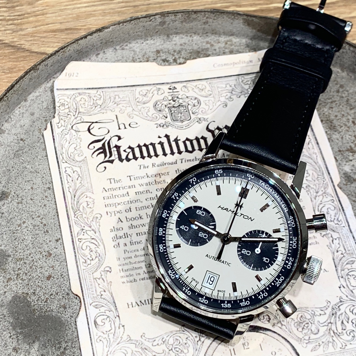 HAMILTON アメリカンクラシック　- INTRA-MATIC AUTO CHRONO -　入荷！