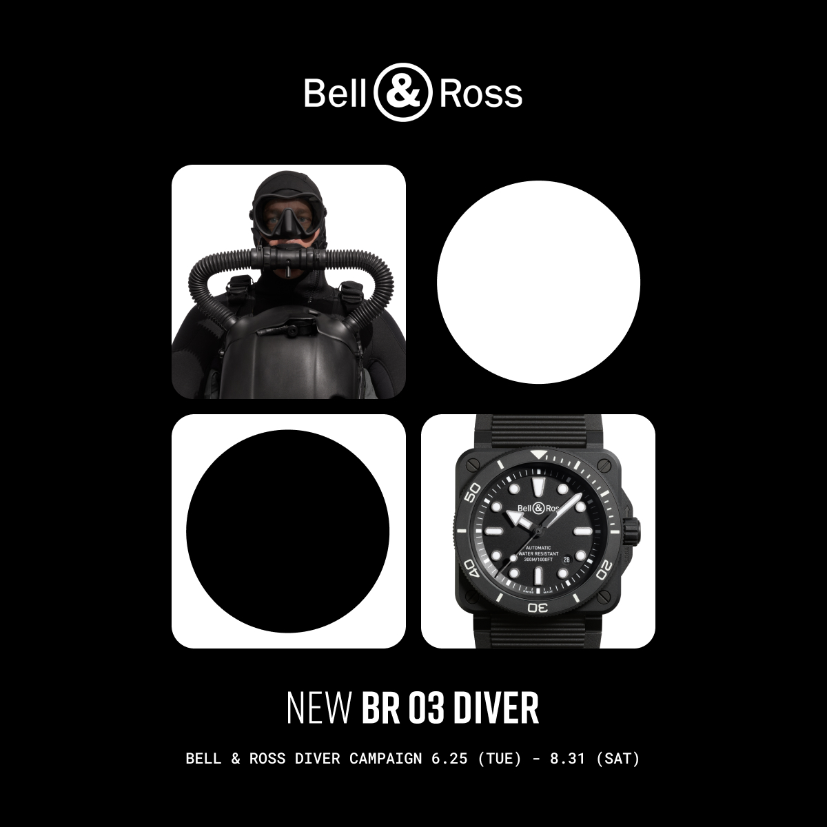 Bell&Ross　DIVER　CAMPAIGN　2024　福岡ブティック